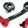 USTPO Red Aluminum Motorcycle Gear Shifter Lever-1