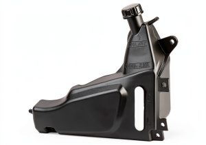 Kawasaki Overflow Radiator Tank Chrome Black 43078-1171-0