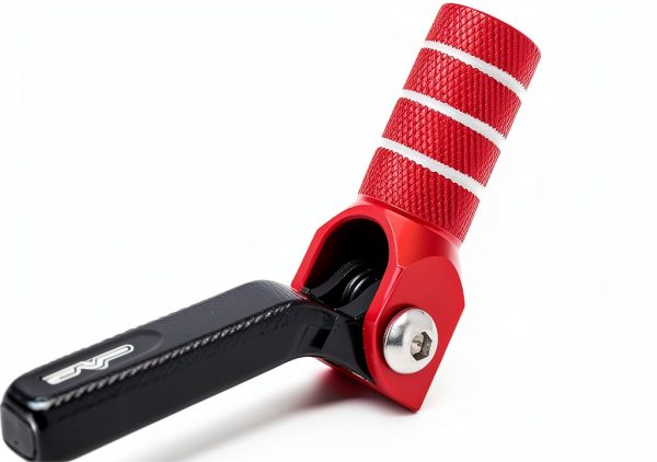 USTPO Red Aluminum Motorcycle Gear Shifter Lever-2